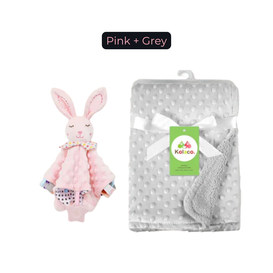 Personalized Baby Blanket + Soother