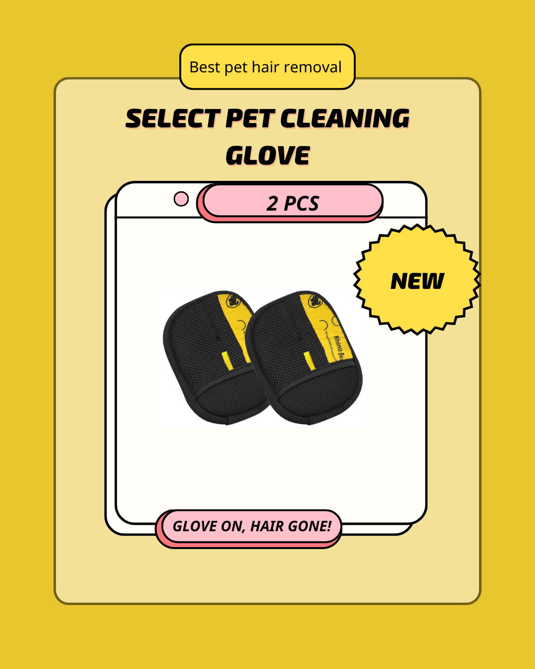 Select Pet Cleaning Glove *Upgraded*