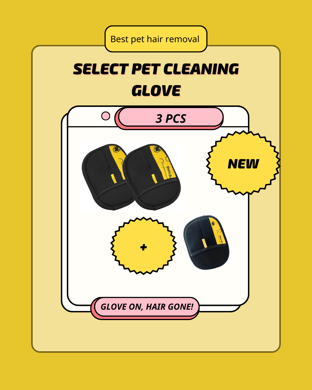 Select Pet Cleaning Glove *Upgraded*