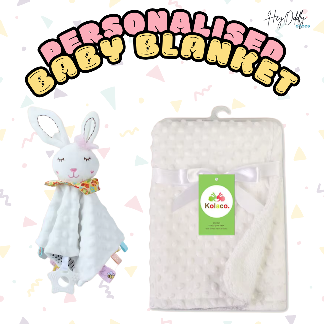 Personalized Baby Blanket + Soother