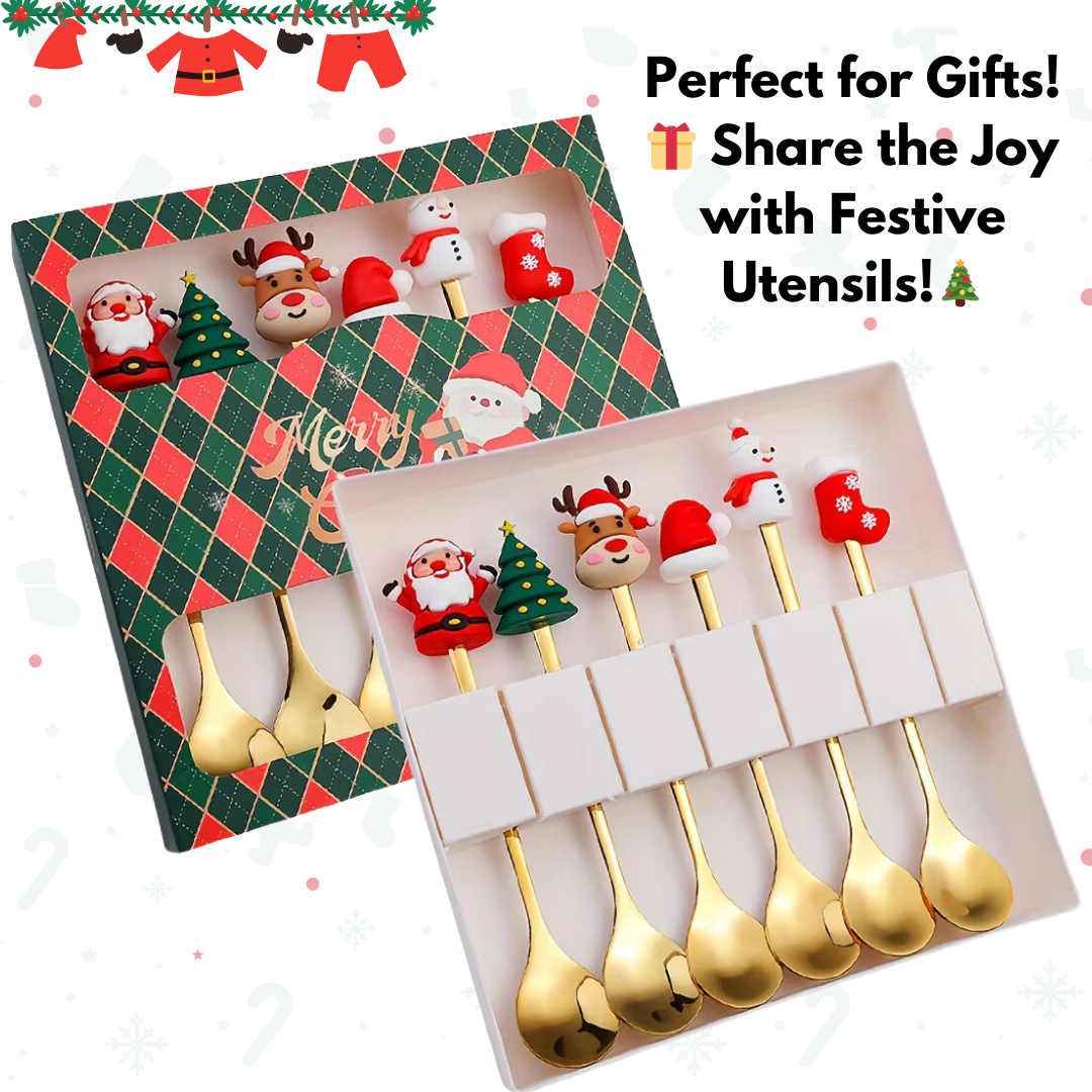 Holiday Cheer Dessert Cutlery Set