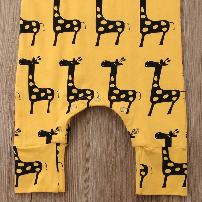 Sunny Giraffe Romper
