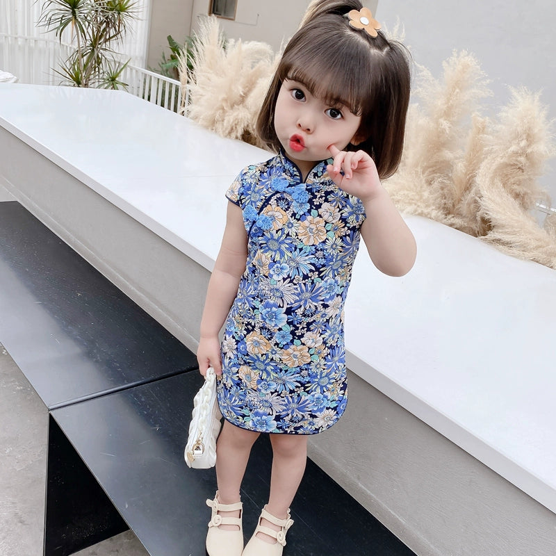 Children's Slim Cheongsam Dress