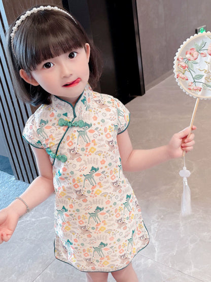 Children's Slim Cheongsam Dress