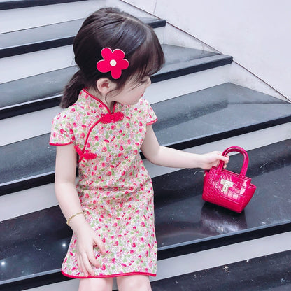 Children's Slim Cheongsam Dress