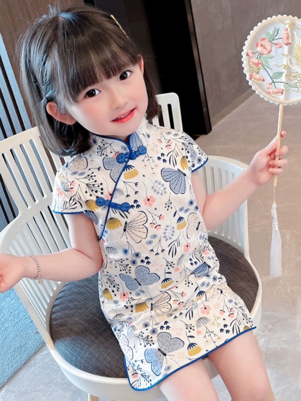 Children's Slim Cheongsam Dress