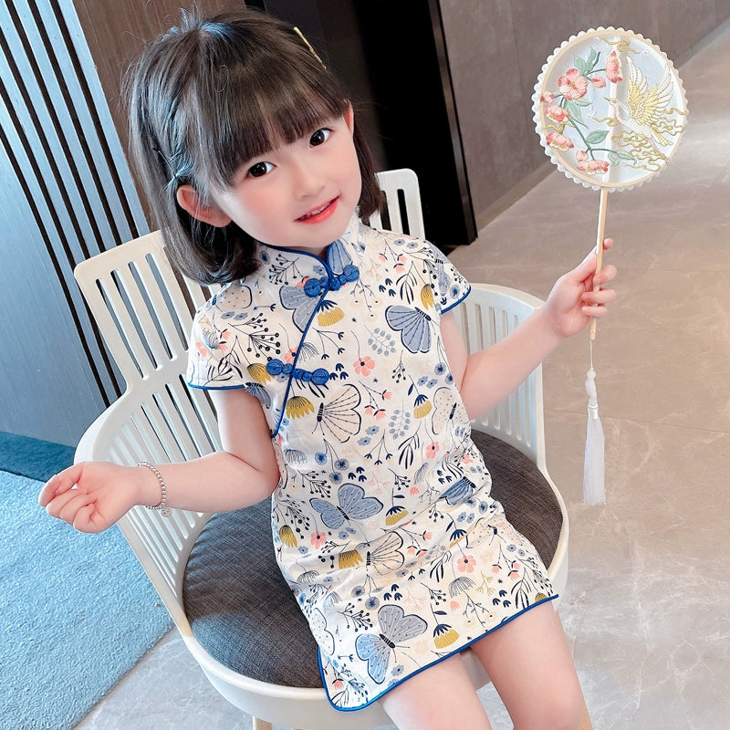 Children's Slim Cheongsam Dress