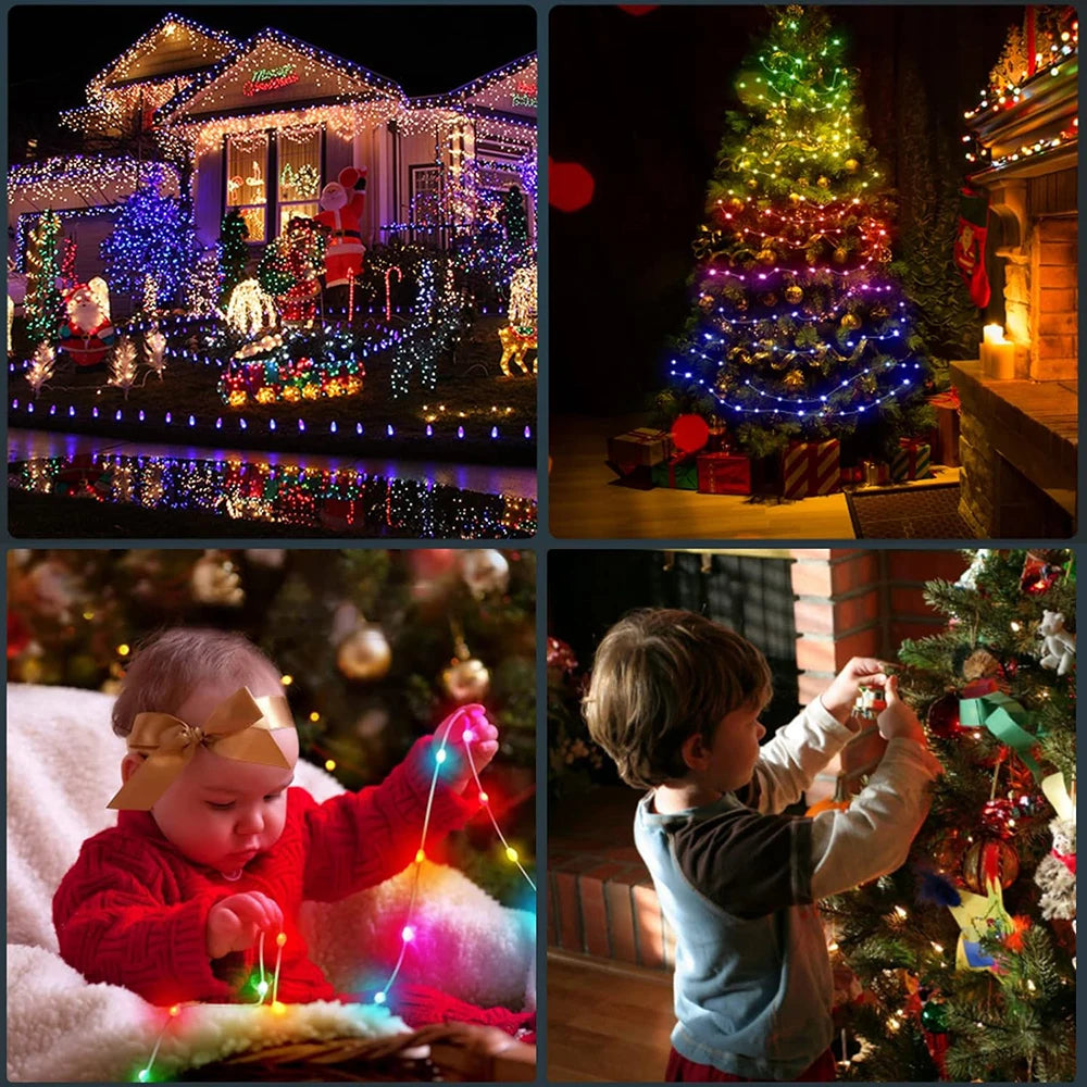 Smart LED Fairy Lights for Christmas Trees