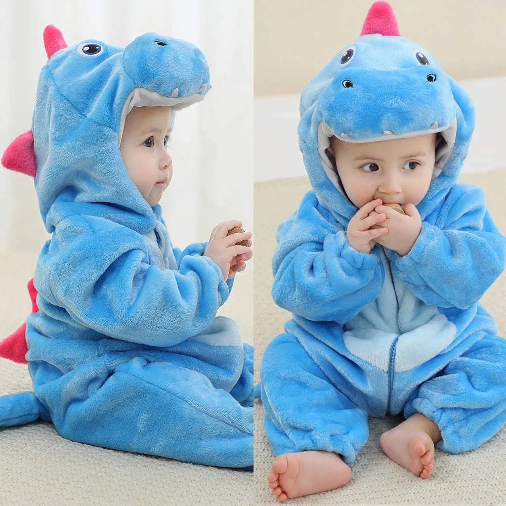 CuddleSaurus Hooded Romper HeyOddlyGoods