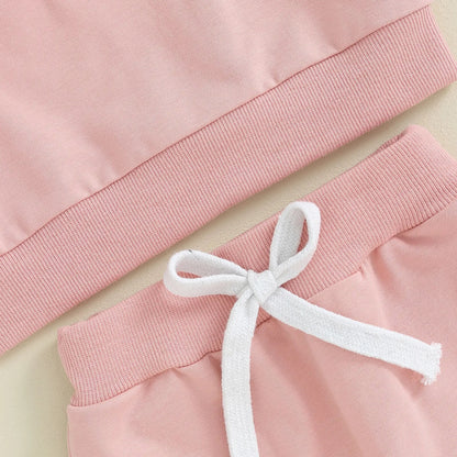 Daddy's Girl Ruffle Sweatshirt + Sweatpants