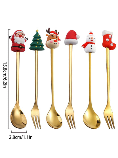 Holiday Cheer Dessert Cutlery Set