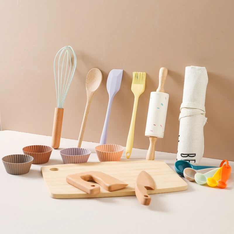 Montessori Kids Play Kitchen Set